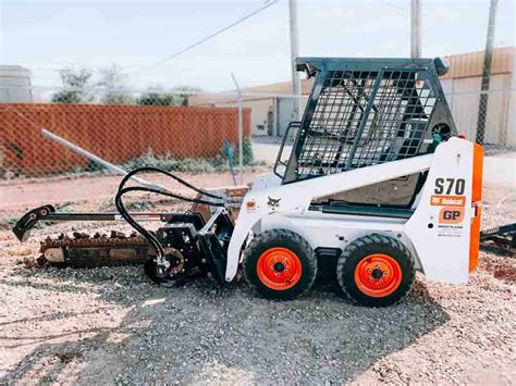 skid steer trencher rental prices near me|bobcat mounted trencher for rent.